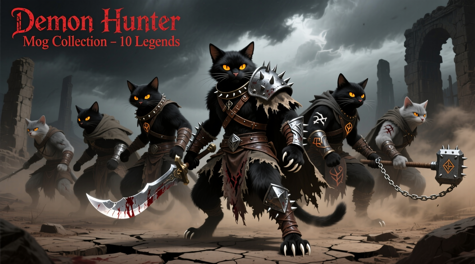 explore 10 inspiring demon hunter mogs with rugged style packed looks