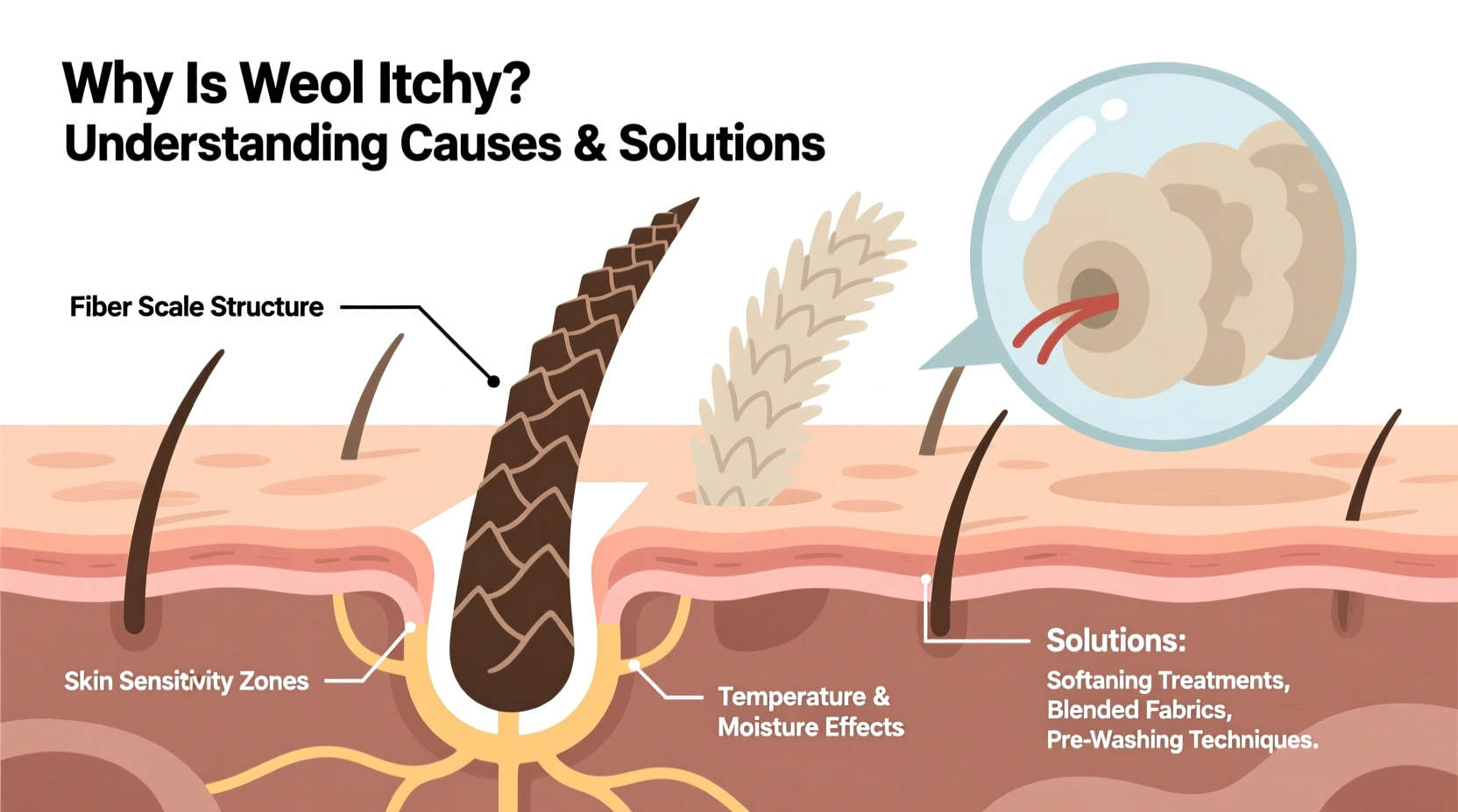 why is wool itchy understanding the causes and solutions