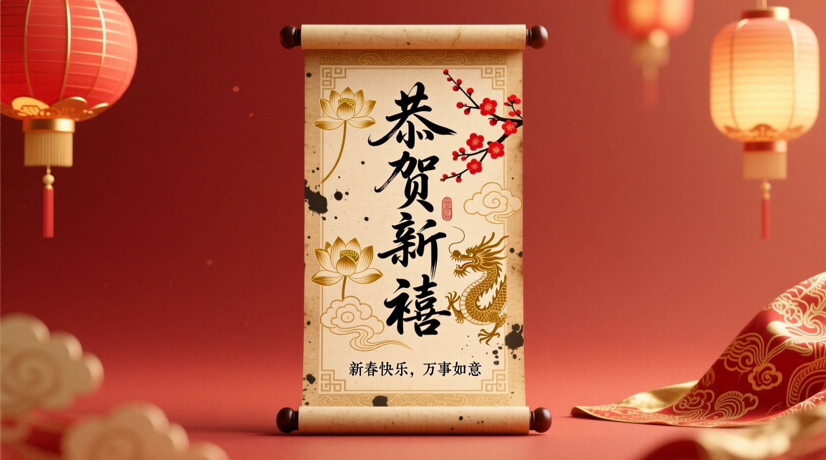 how to write chinese new year greetings in chinese