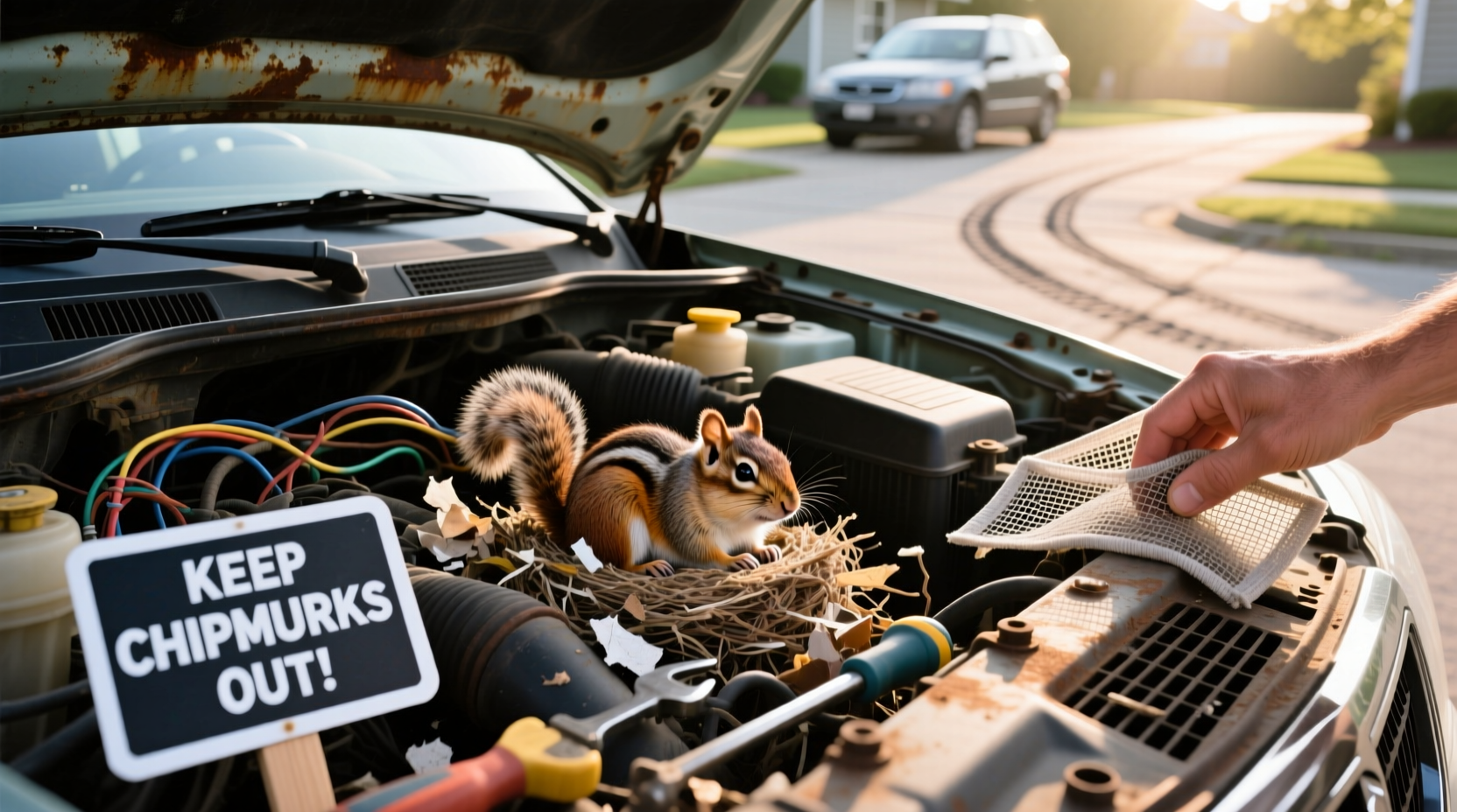 How to Keep Chipmunks Out of Your Car: Effective Prevention Tips