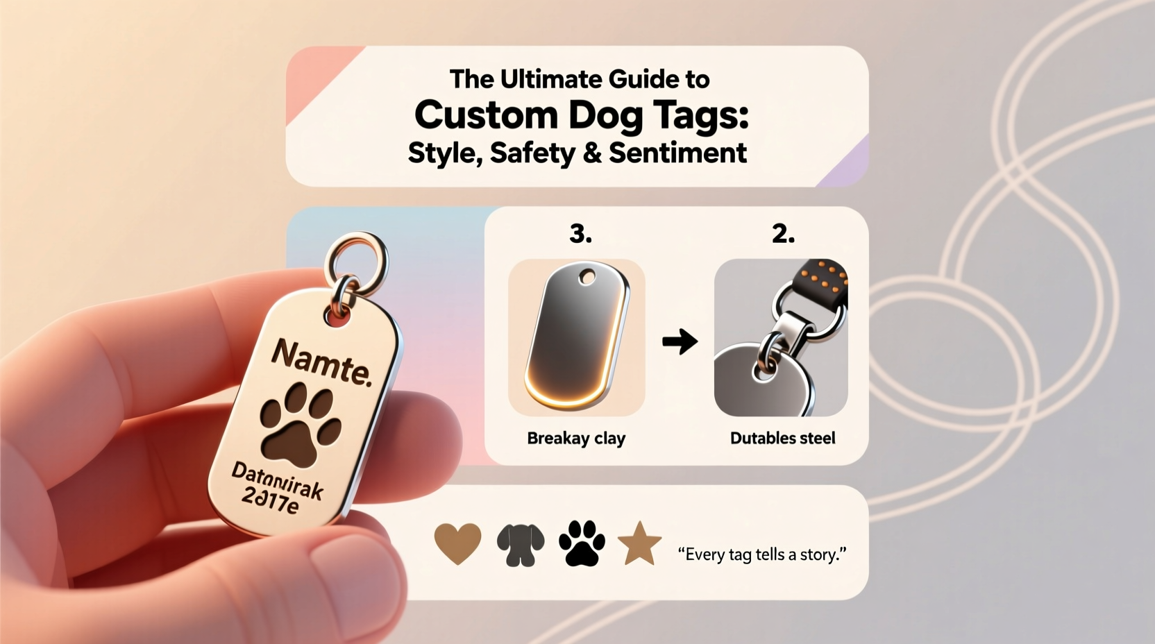 the ultimate guide how to custom make dog tags for style safety and sentiment