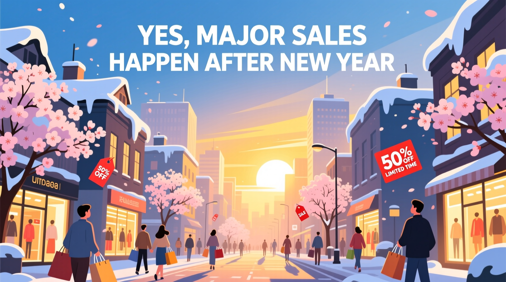 are there sales after new year