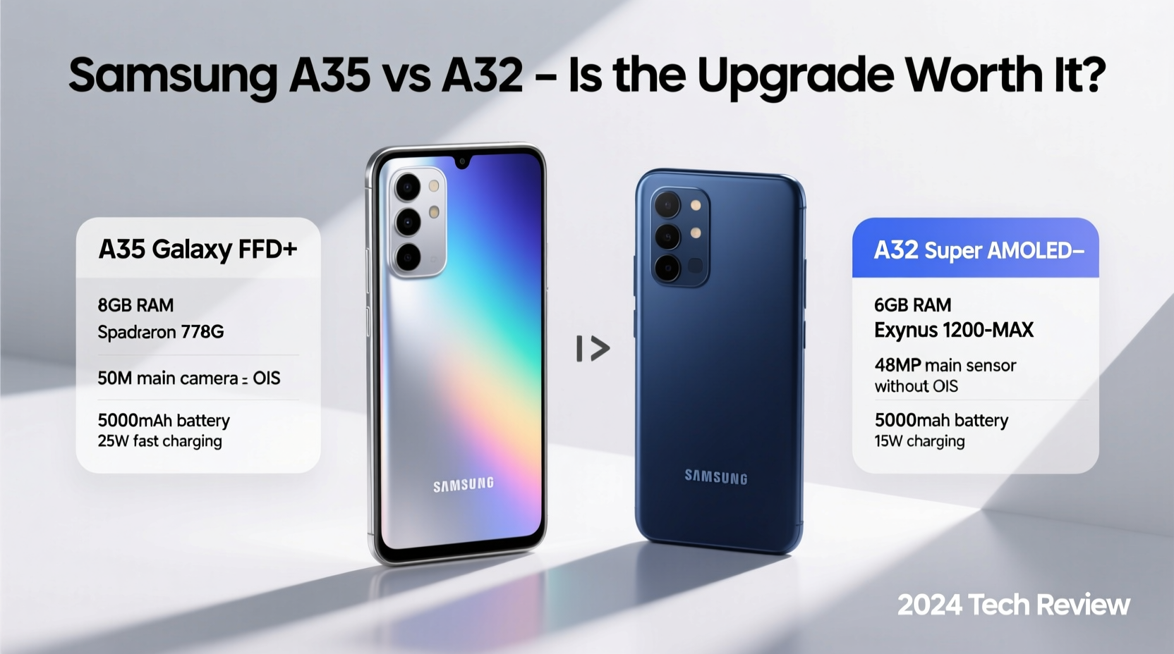 samsung a35 vs a32 is it worth upgrading or is the a32 still good 2