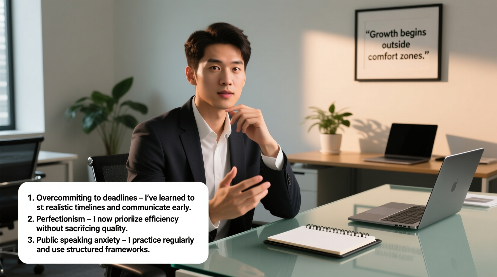 clear examples and practical tips for the best answer for what are your weaknesses in an interview