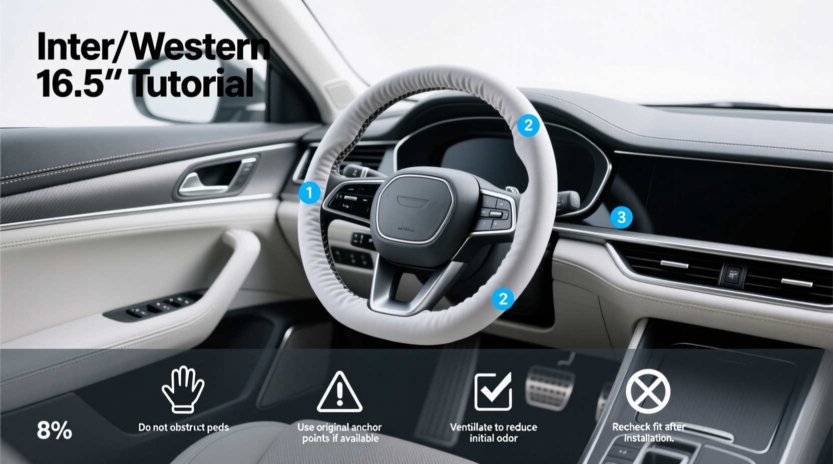 How to Choose 16 1 2 Inch Steering Wheel Covers: Buying Guide