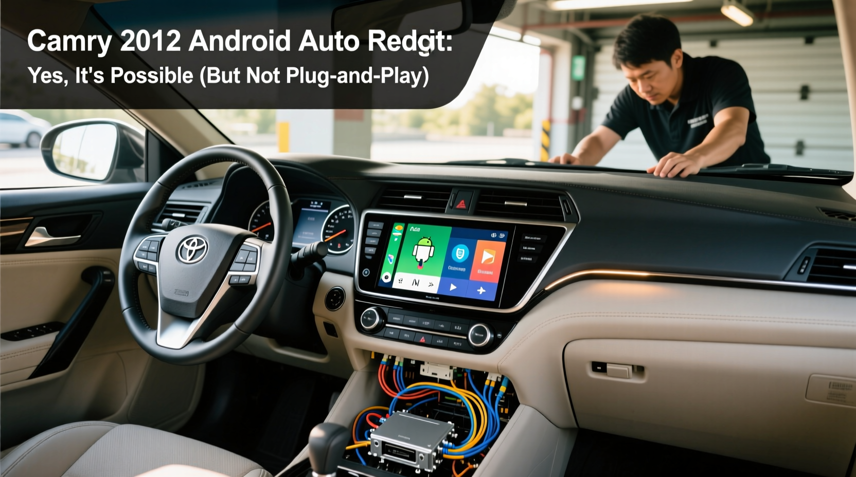 camry 2012 android auto retrofit