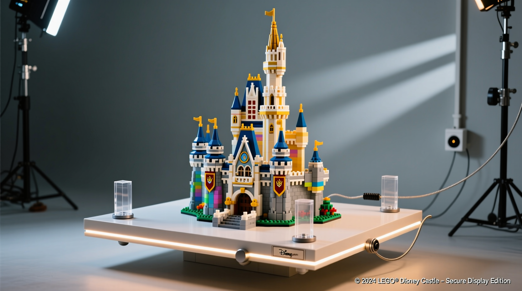 creative and secure ways to showcase your built disney lego castle