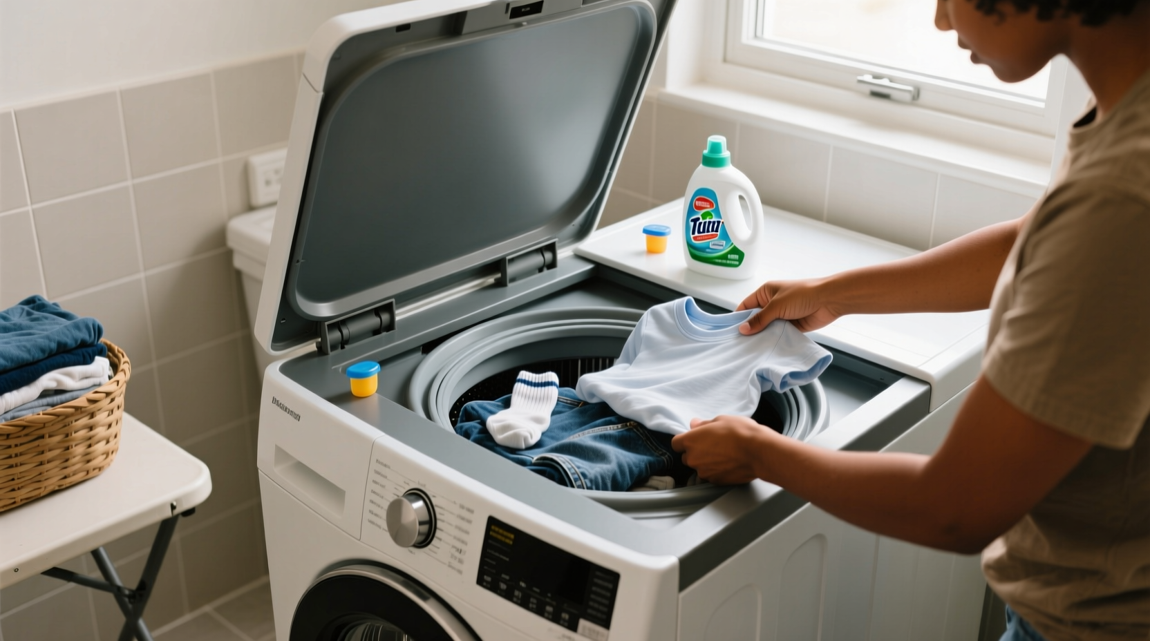 how to load a washer