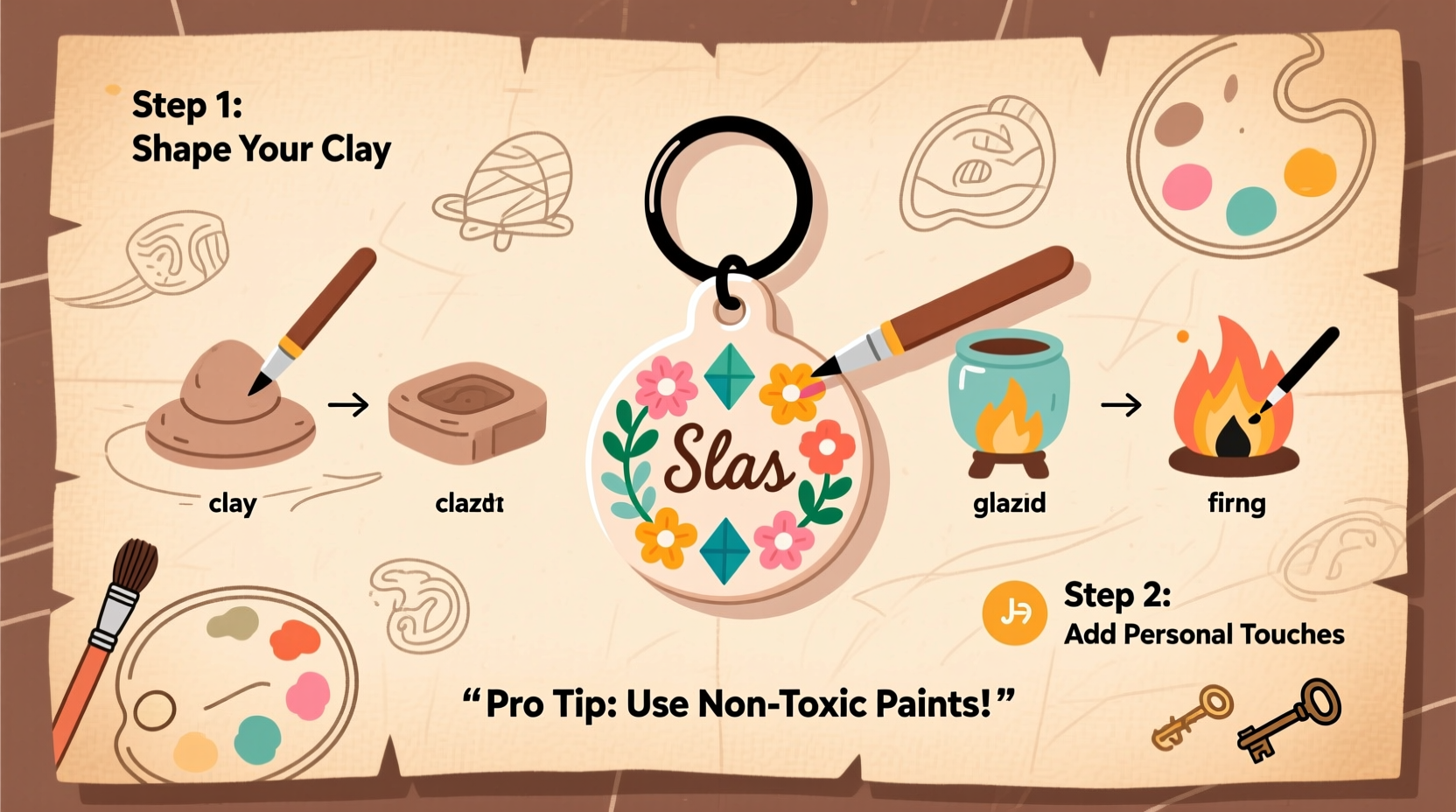 the ultimate guide to personalizing ceramic keychains creative ideas and step by step tips