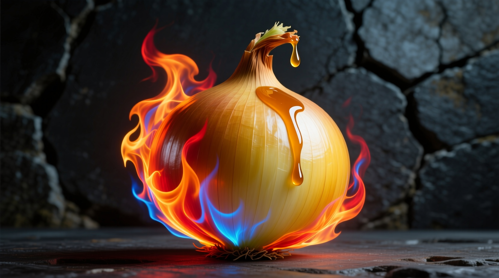 flaming onion