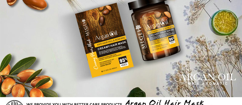 MIGE Hair Care, Argan Oil Hair Mask, Anti-Hair Fall & Renewal, K7