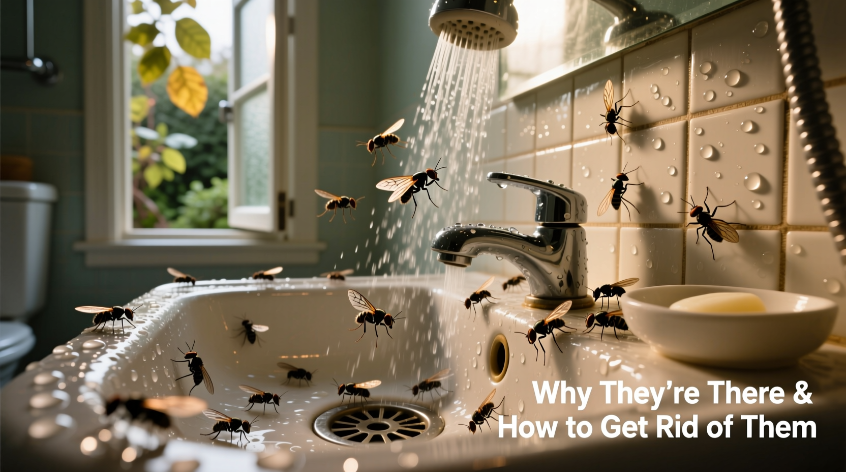 gnats in the bathroom why theyre there how to get rid of them 3