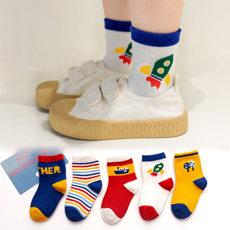New Baby Kids Soft Cotton Socks Boys,Girls,Baby,Cute Cartoon animal Stripe Dots Fashion Sport Socks Autumn Winter Gift B1