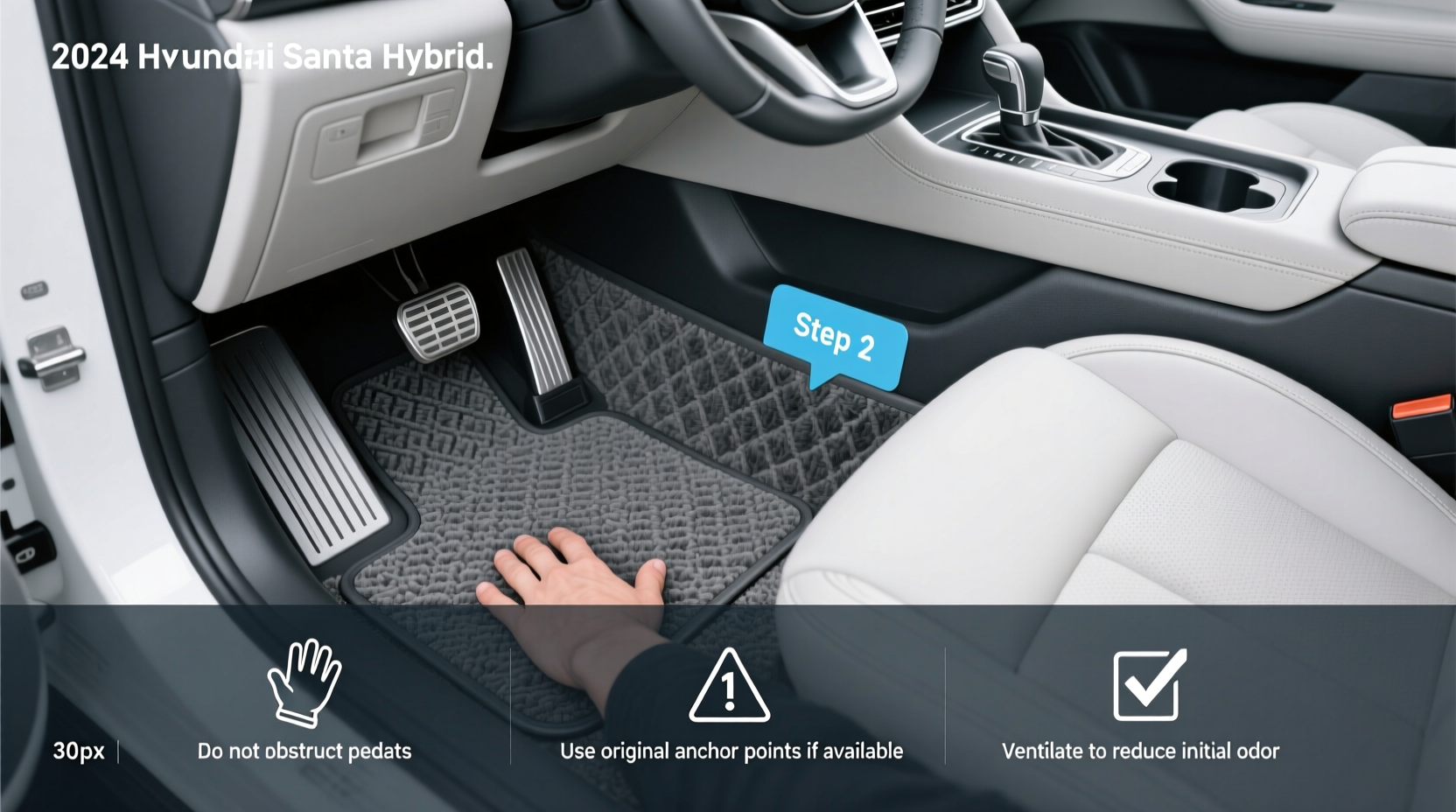 How to Choose 2024 Hyundai Santa Fe Hybrid All Weather Floor Mats