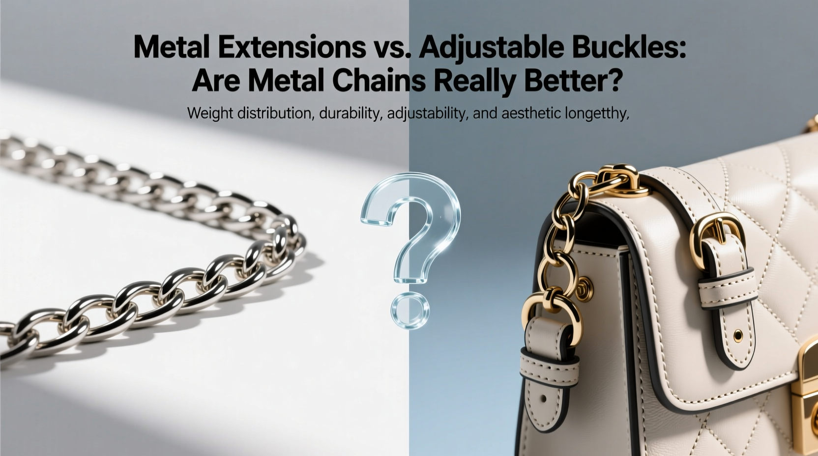 bag chain dilemma are metal extensions really better than adjustable buckles or is it just hype