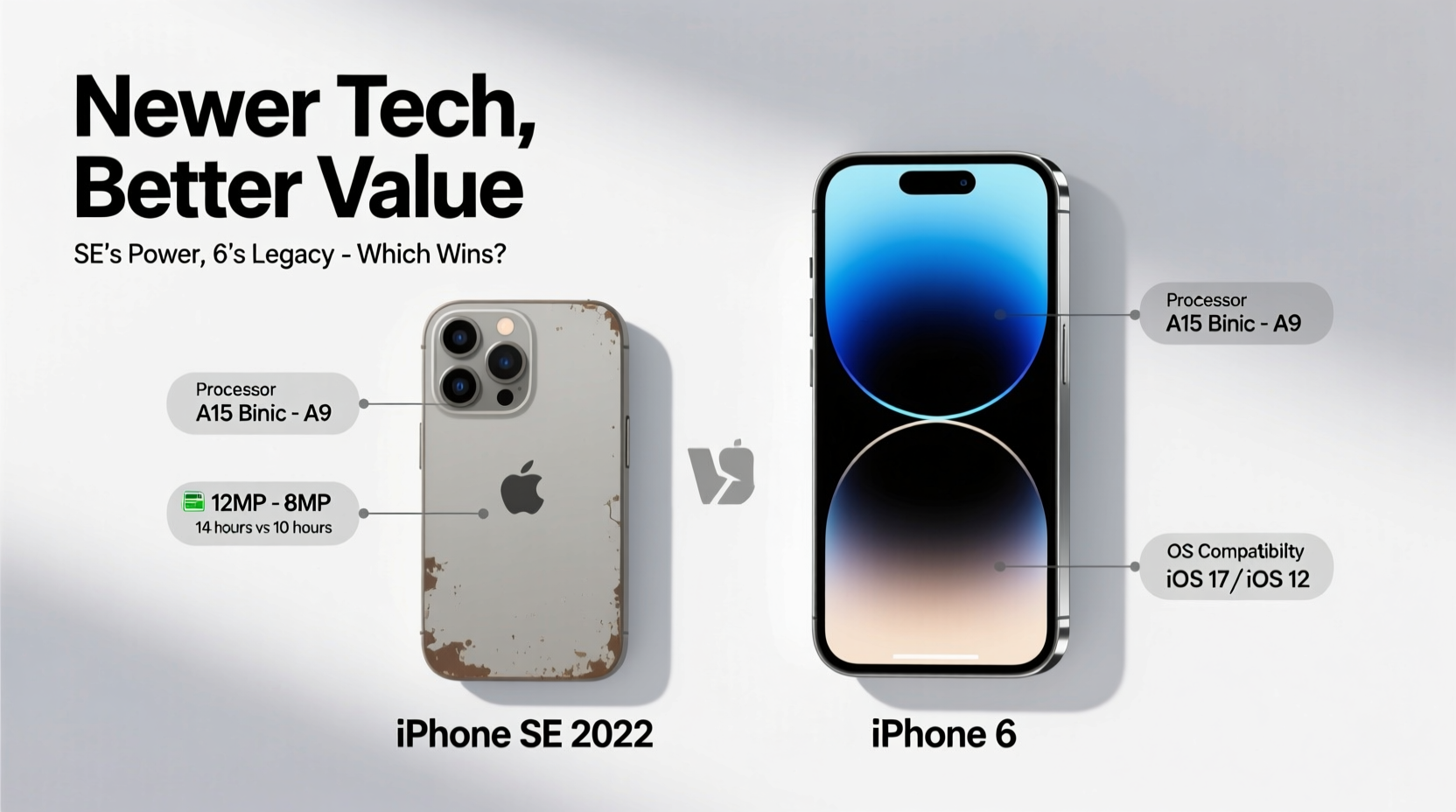 iphone se vs iphone 6 is the newer se actually a better deal or is the 6 still holding up