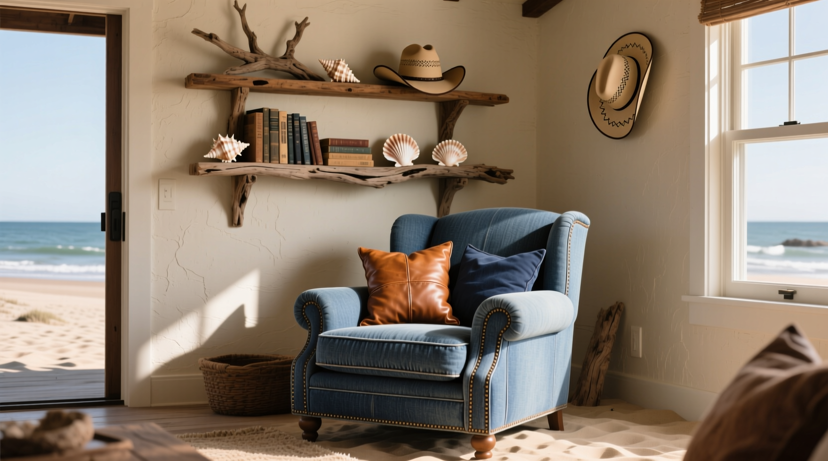 Coastal Cowgirl Decor: Blend Beach Serenity with Western Charm, image size:1664x928