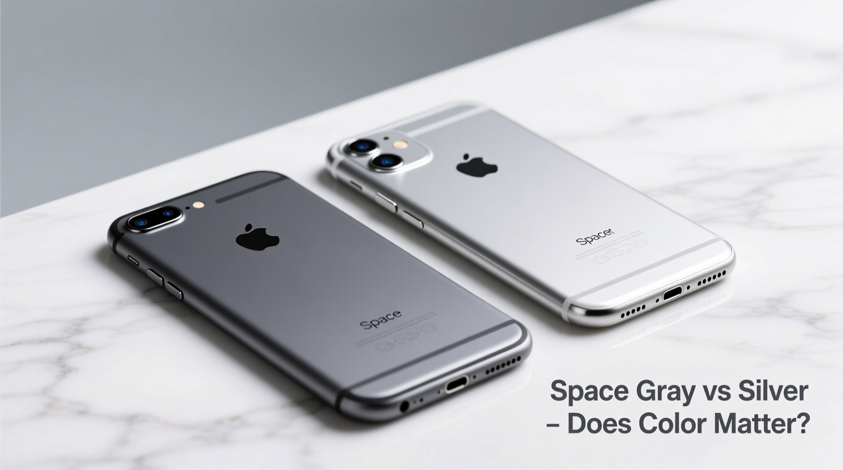 space gray iphone 7 vs silver does the color even matter anymore