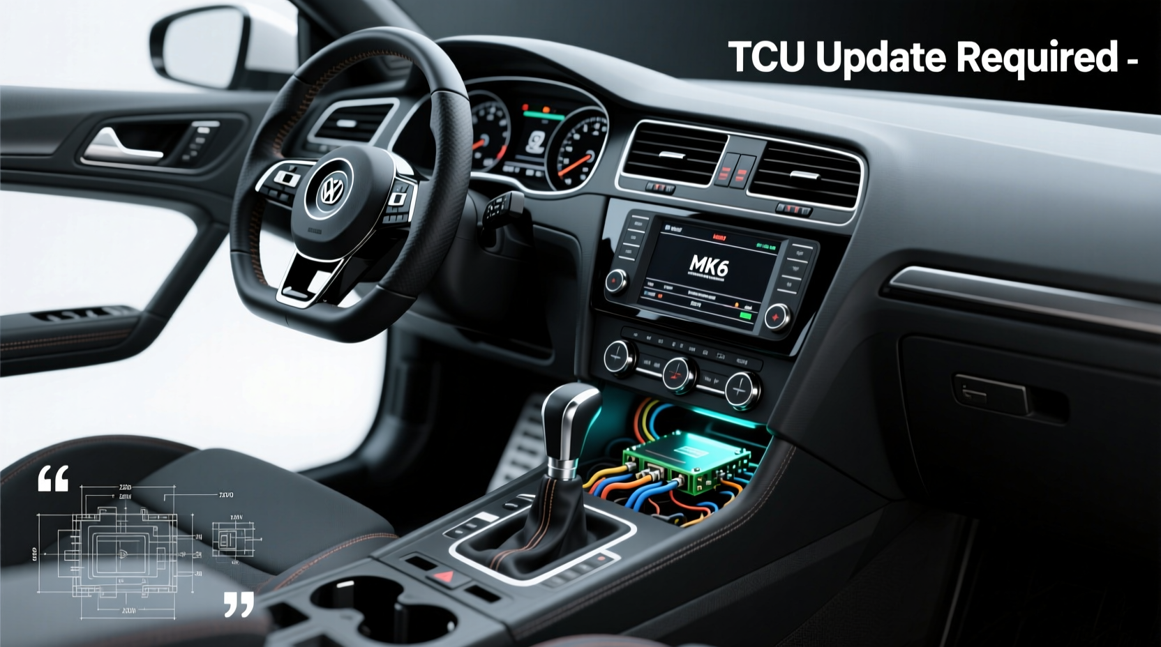 mk6 gti magnetic paddles judder fix