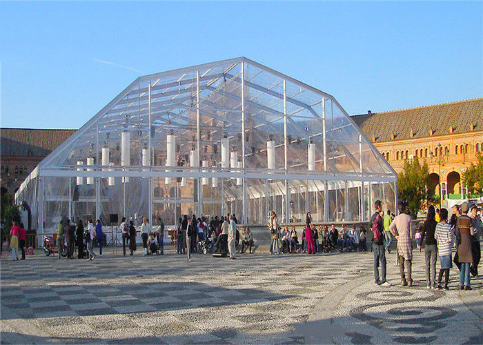 Outdoor Wedding 30x60 Frame Tent Glass Polygon Banquet Party Marquee