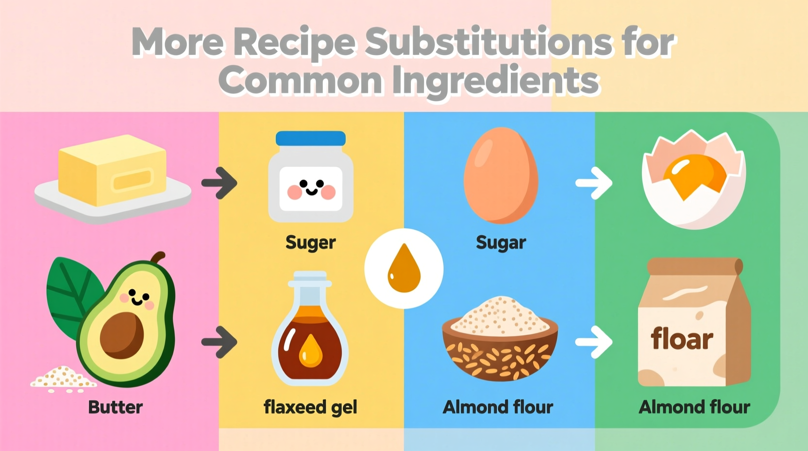 more recipe substitutions for common ingredients