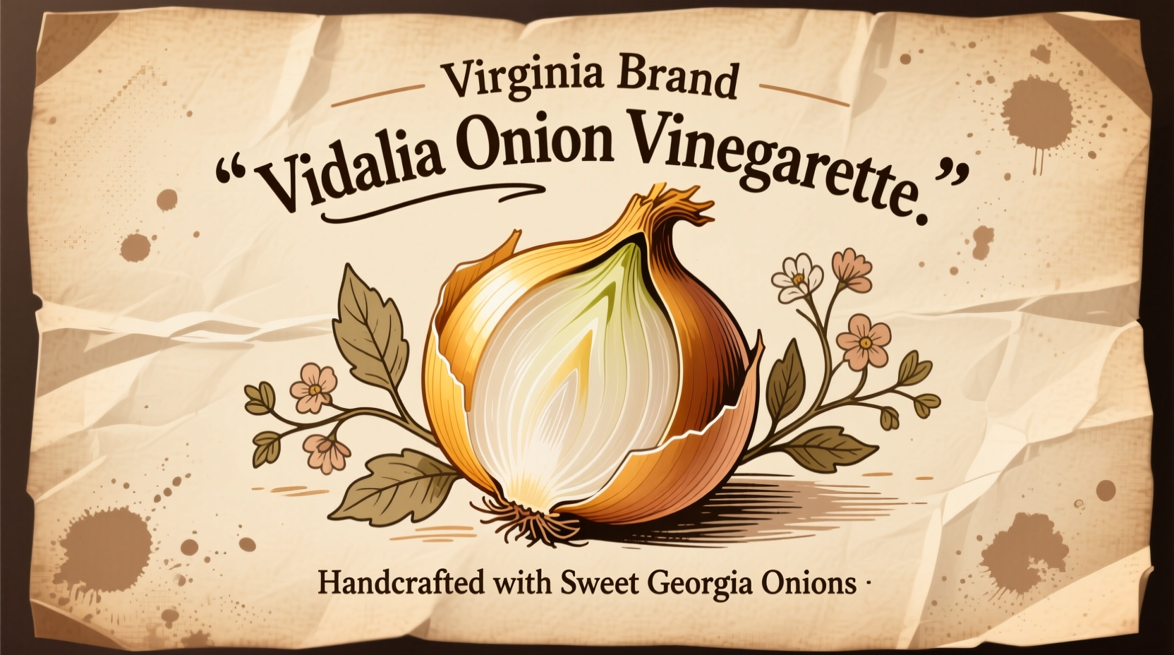 virginia brand vidalia onion vinegarette