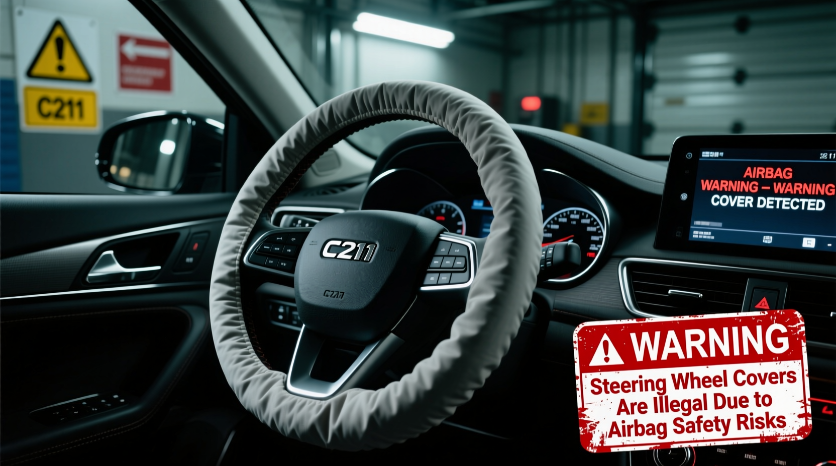 c211 cover legality airbag safety