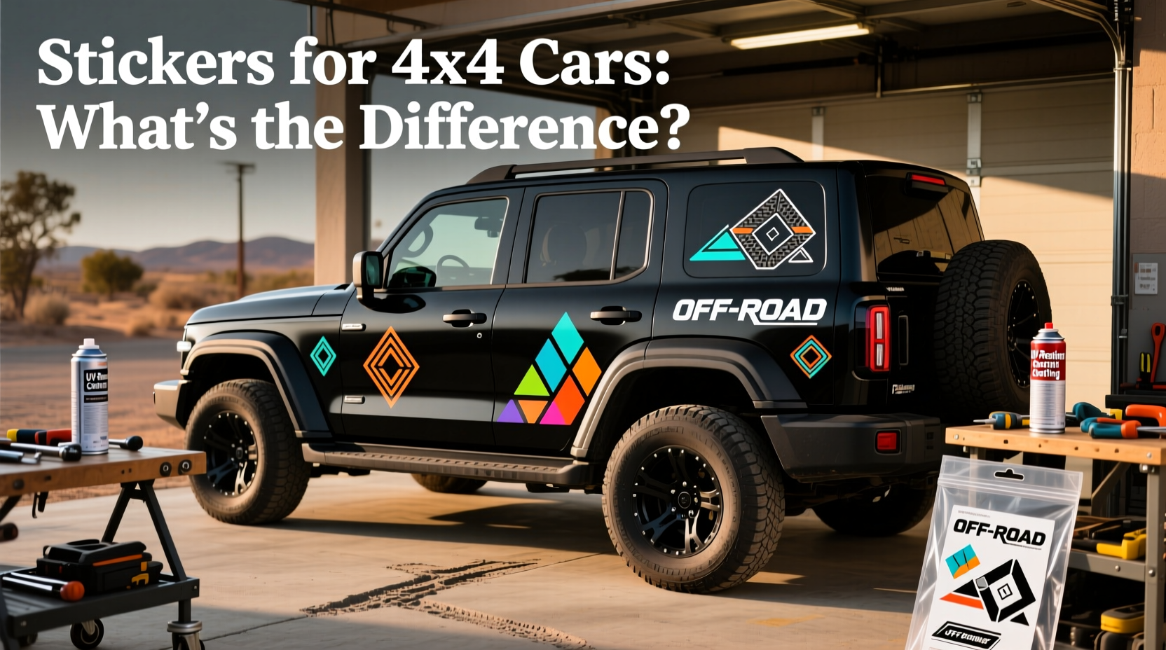 How to Choose Stickers for 4x4 Cars, What's the Difference Between Car Decals and Stickers?