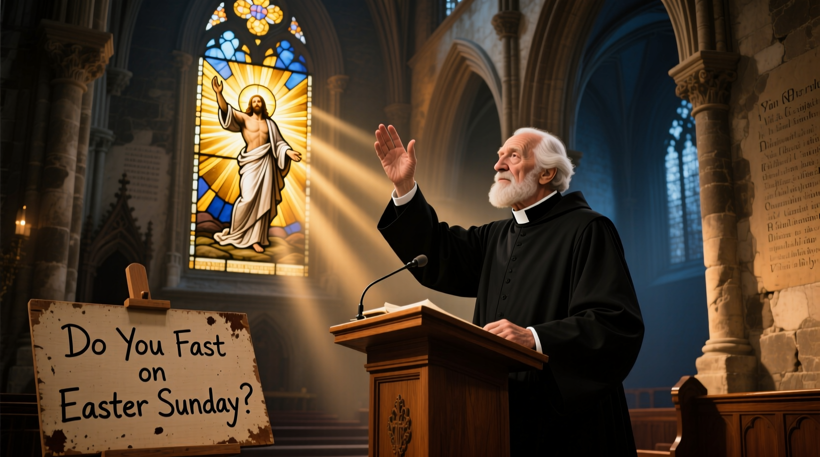 do you fast on easter sunday