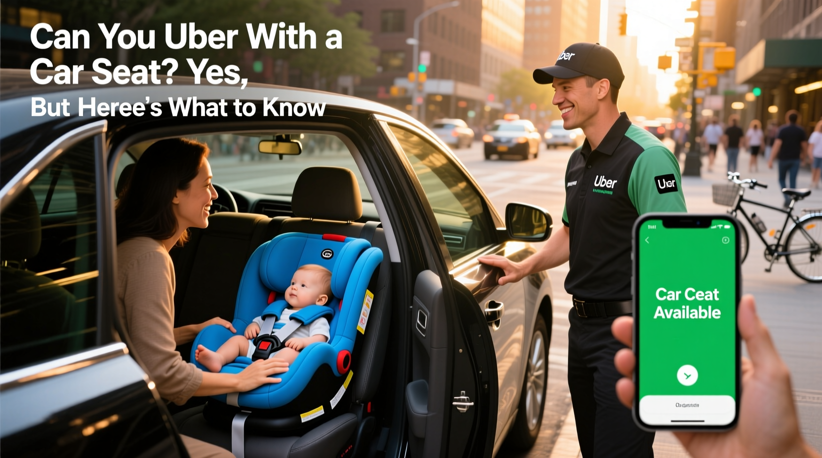 can you uber with a car seat