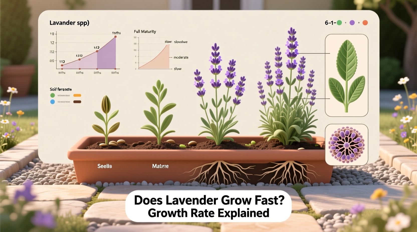 does lavender grow fast