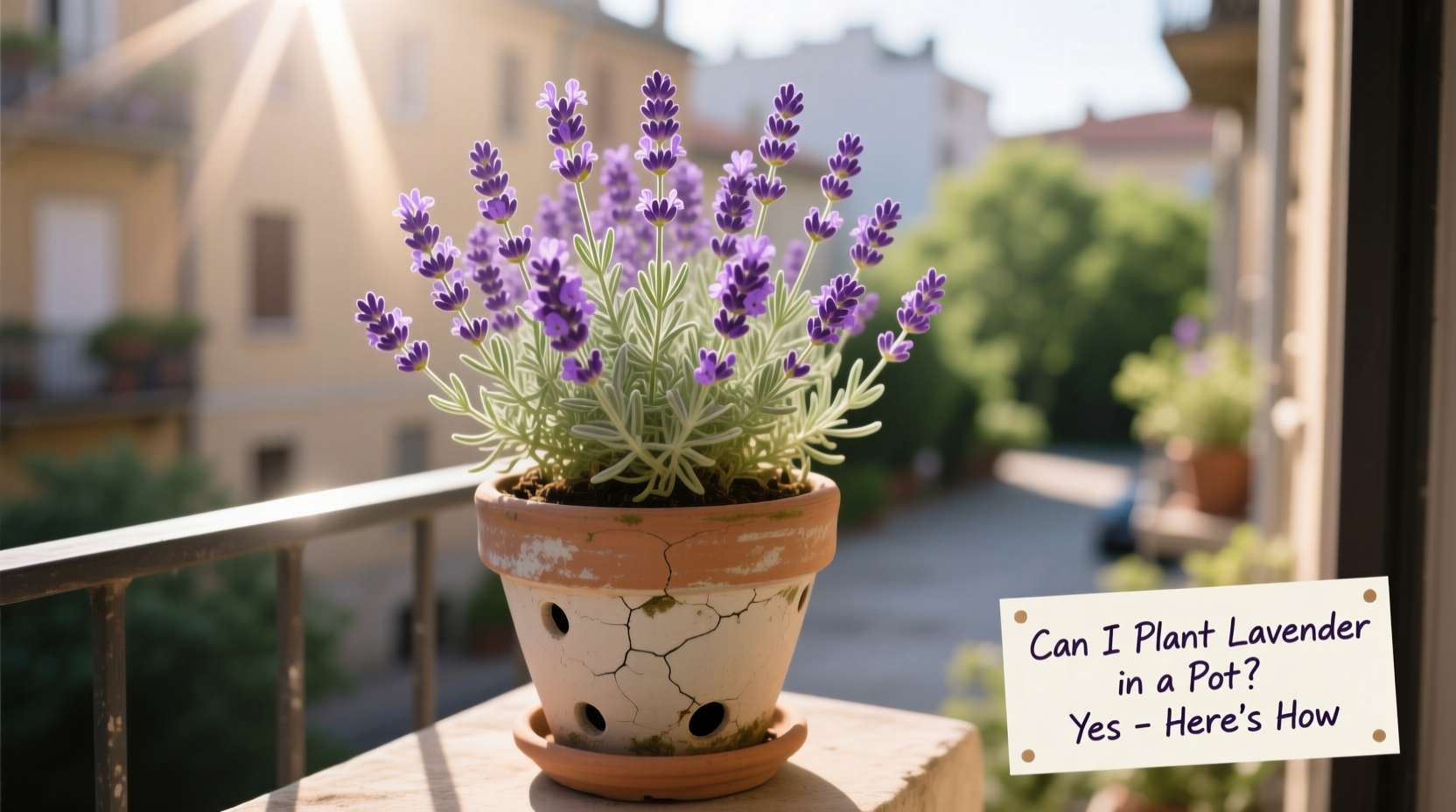 can i plant lavender in a pot
