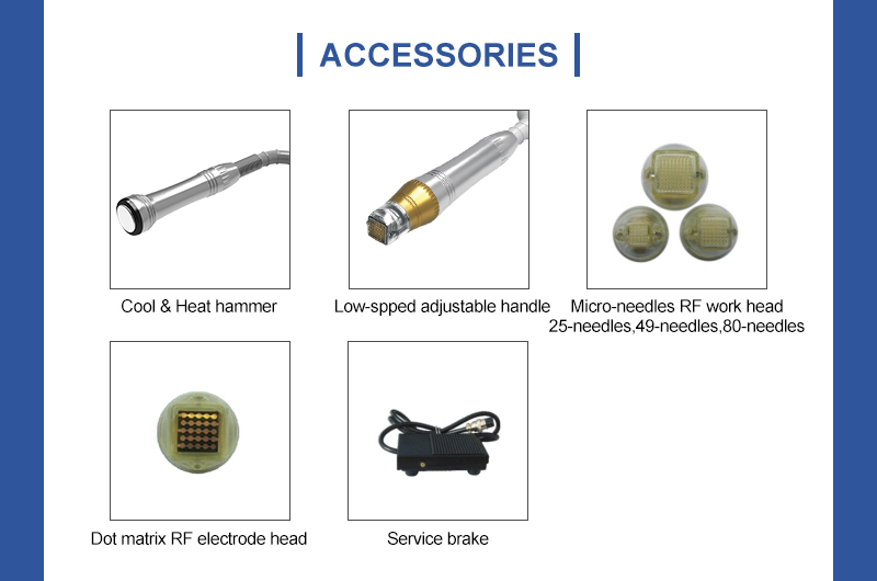 3 years warranty Fractional RF microneedle  SRF + cryo facial machine face liftging machine