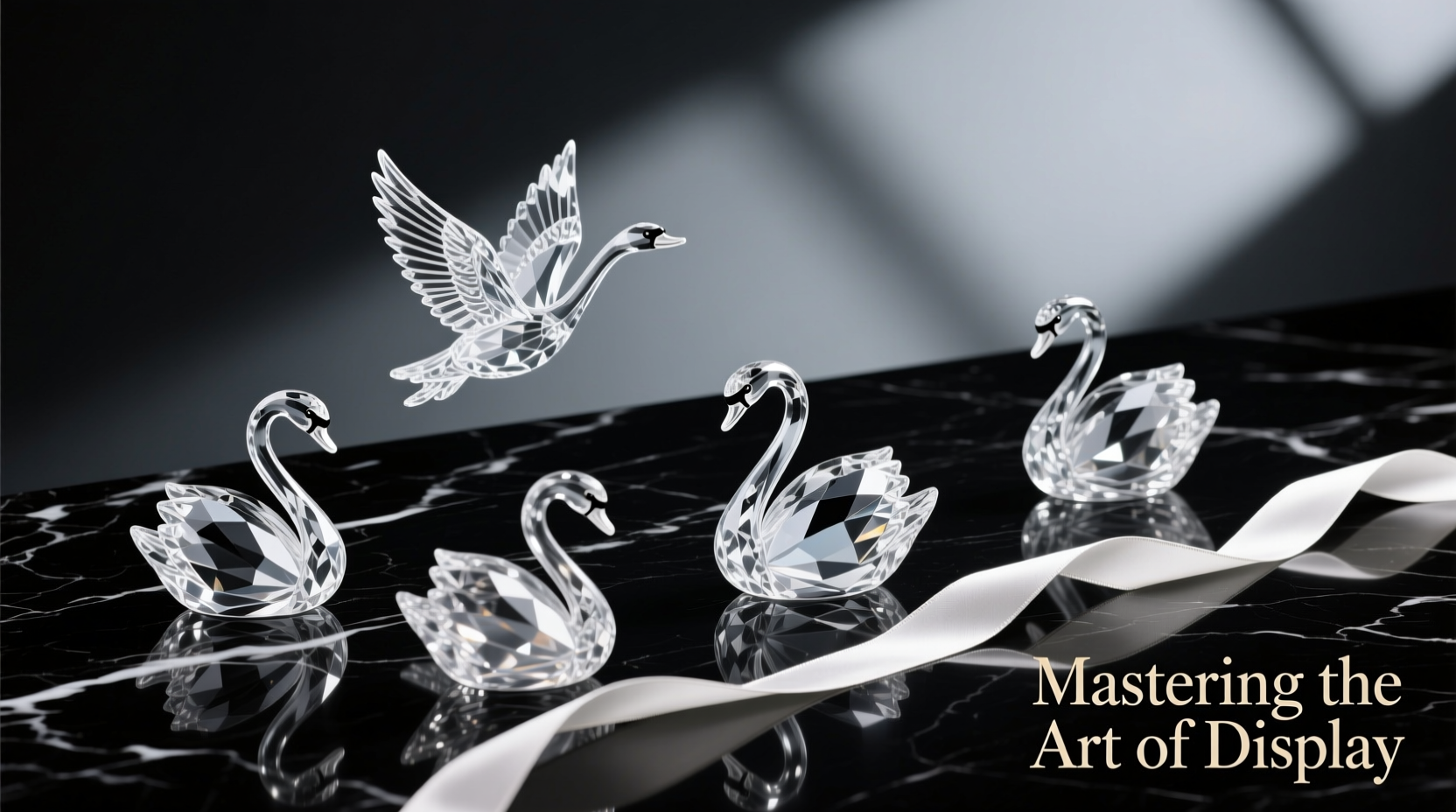 mastering the art of display expert tips to highlight crystal swan ornaments elegantly