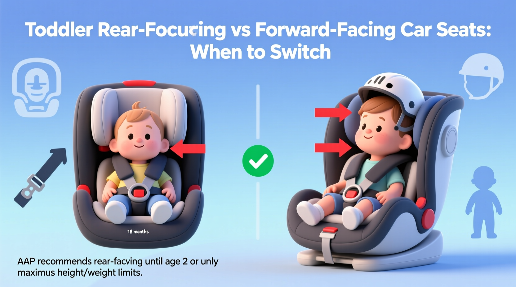 toddler rear vs forward seat