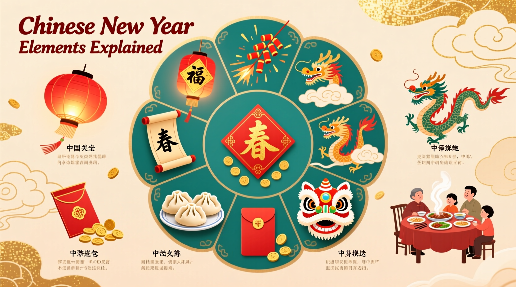 what are the chinese new year elements