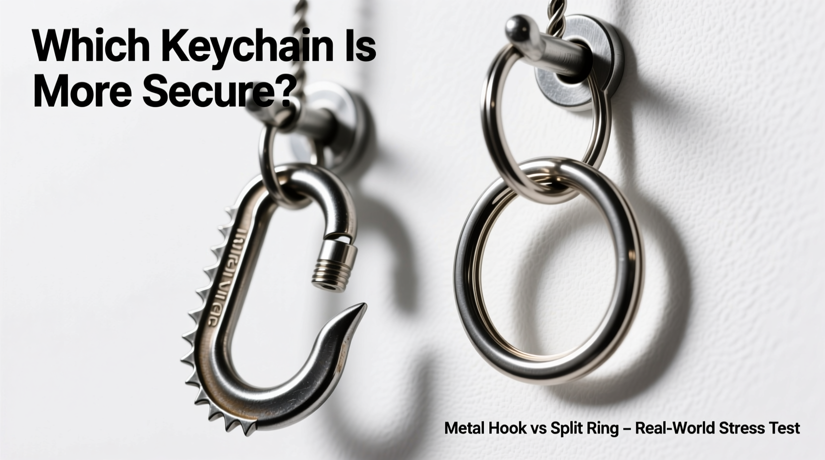 metal hook keychain vs split ring which keychain type is actually more secure