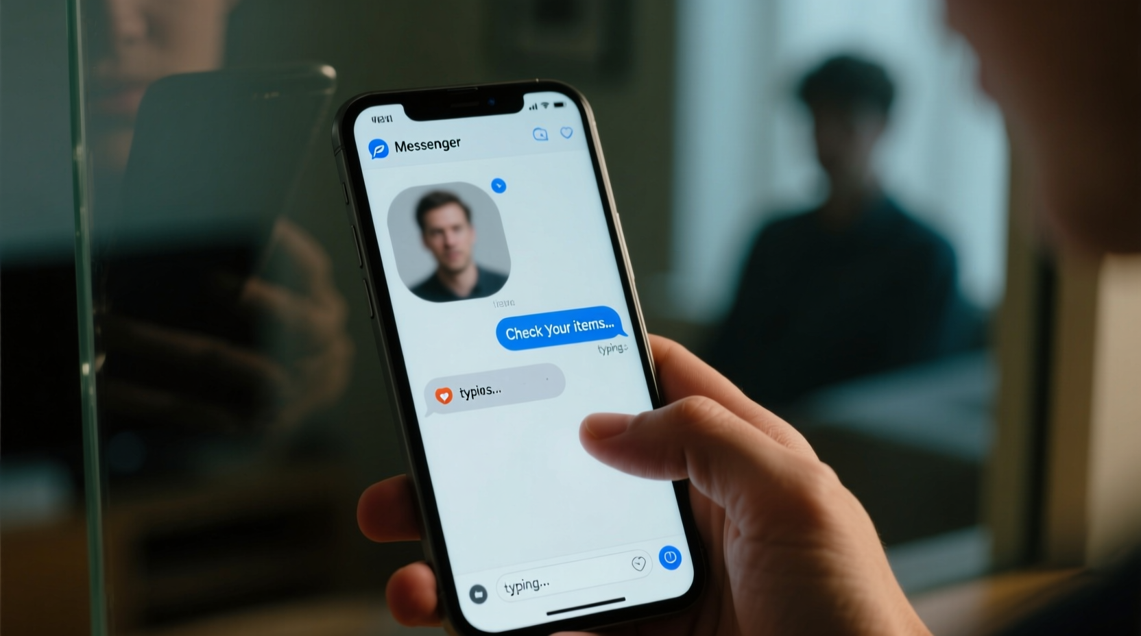 how to tell if someone is checking your items on messenger or phone without being noticed