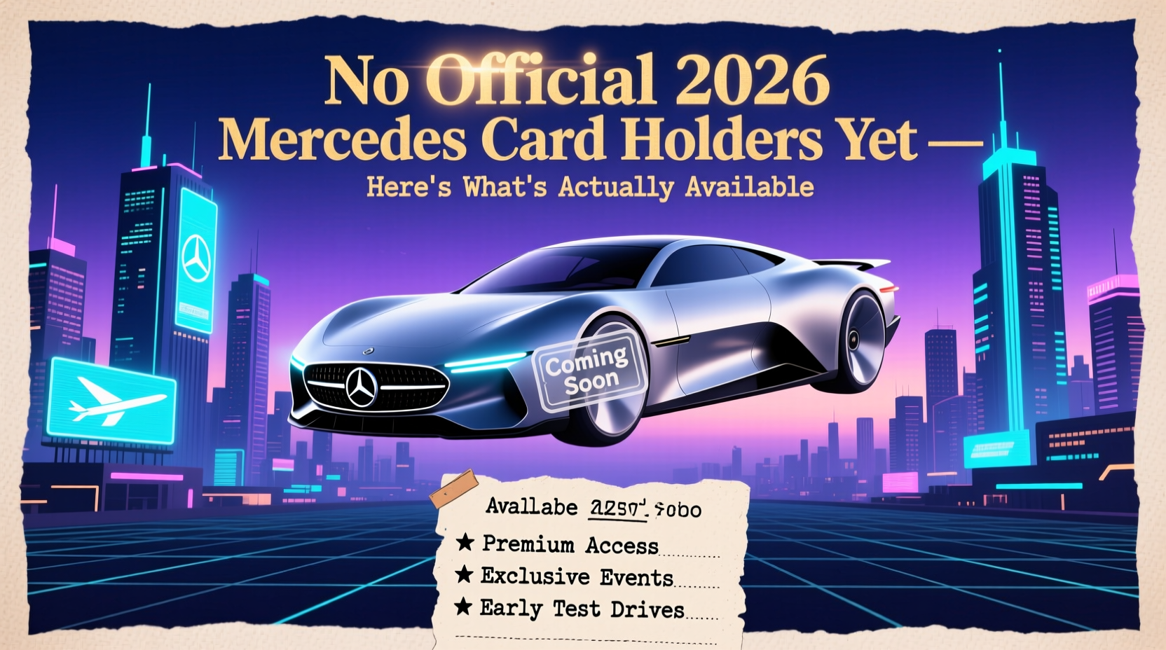 2026 mercedes card holders