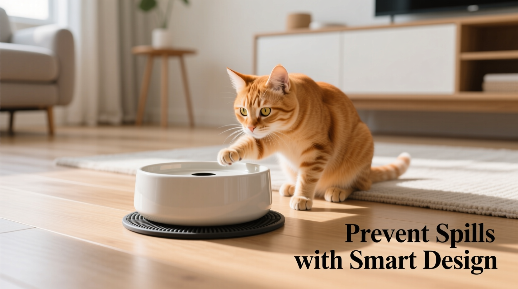 effective strategies to prevent your cat from tipping over the water bowl for a cleaner home