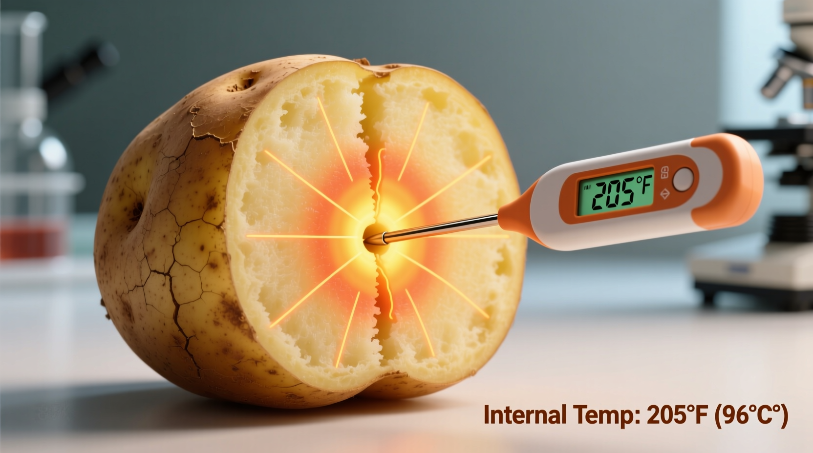 internal temp of baked potato