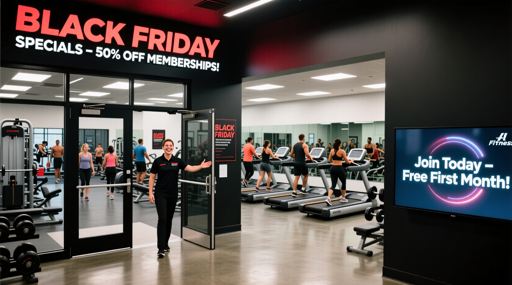 is la fitness open on black friday