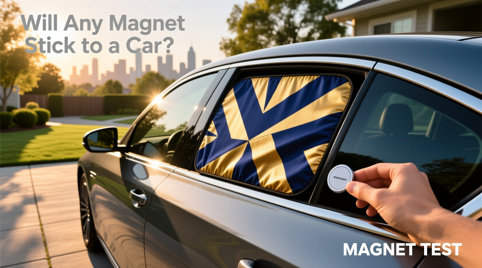 How to Choose a Magnet Custom Car Window Sunshade: Will Any Magnet Stick to a Car?