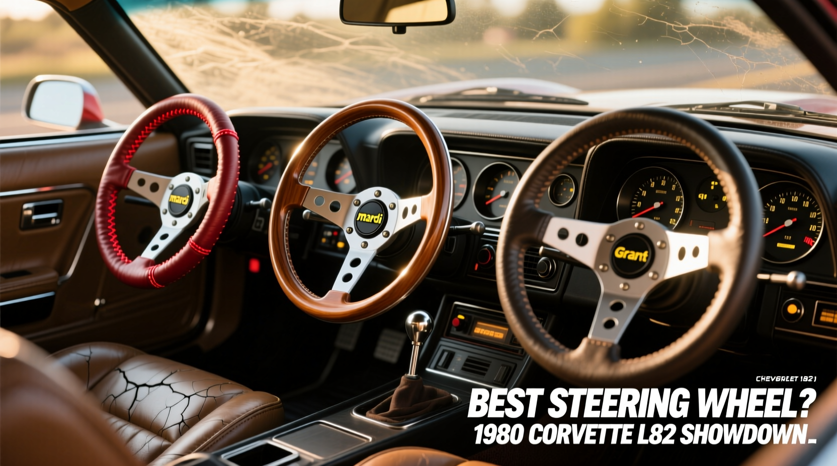 momo vs nardi vs grant 1980 corvette l82