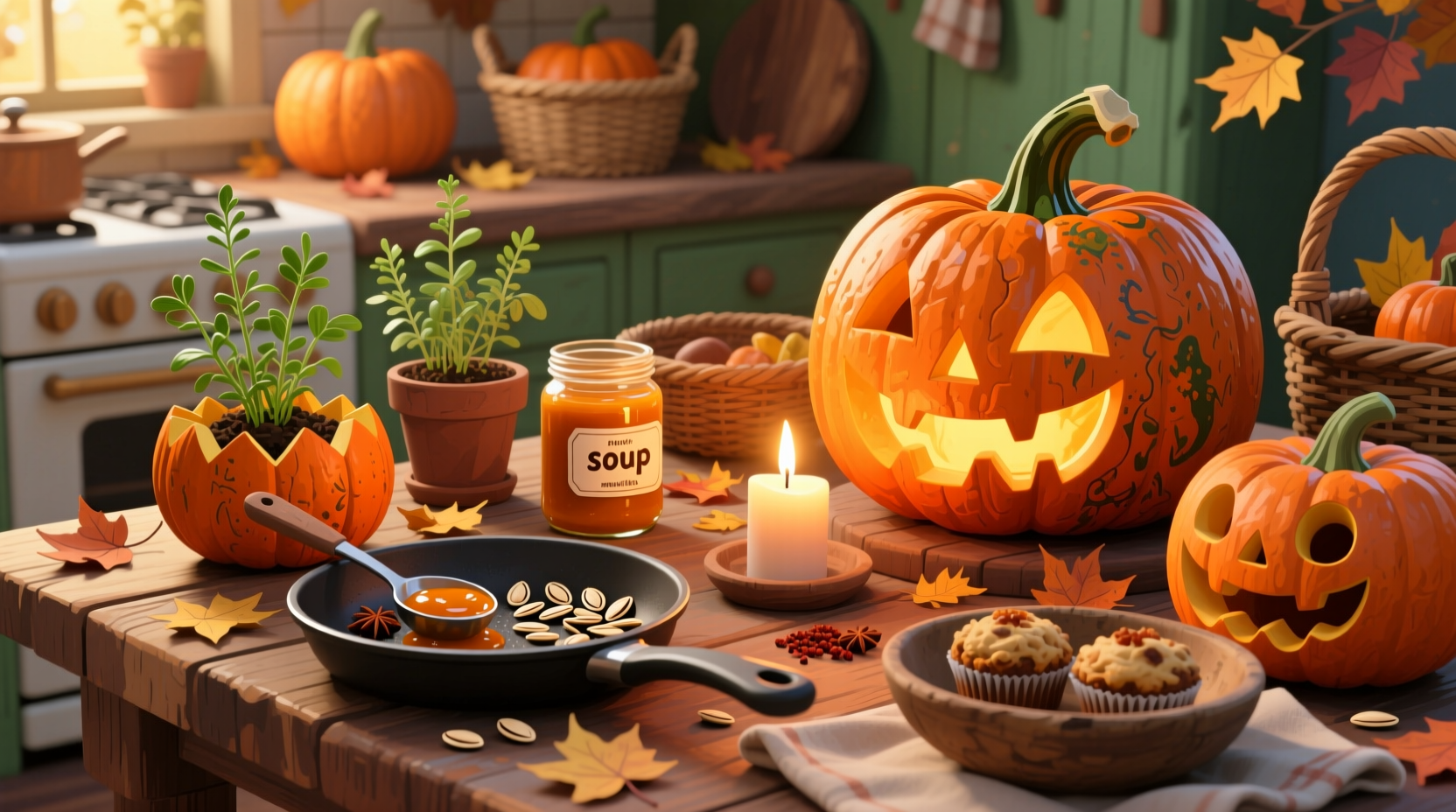 ways to use leftover pumpkins
