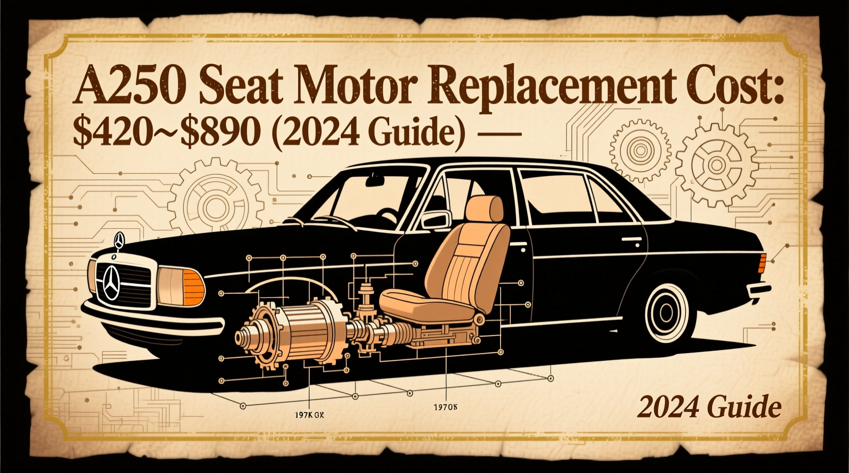 A250 Seat Motor Replacement Cost: $420–$890 (2024 Guide)