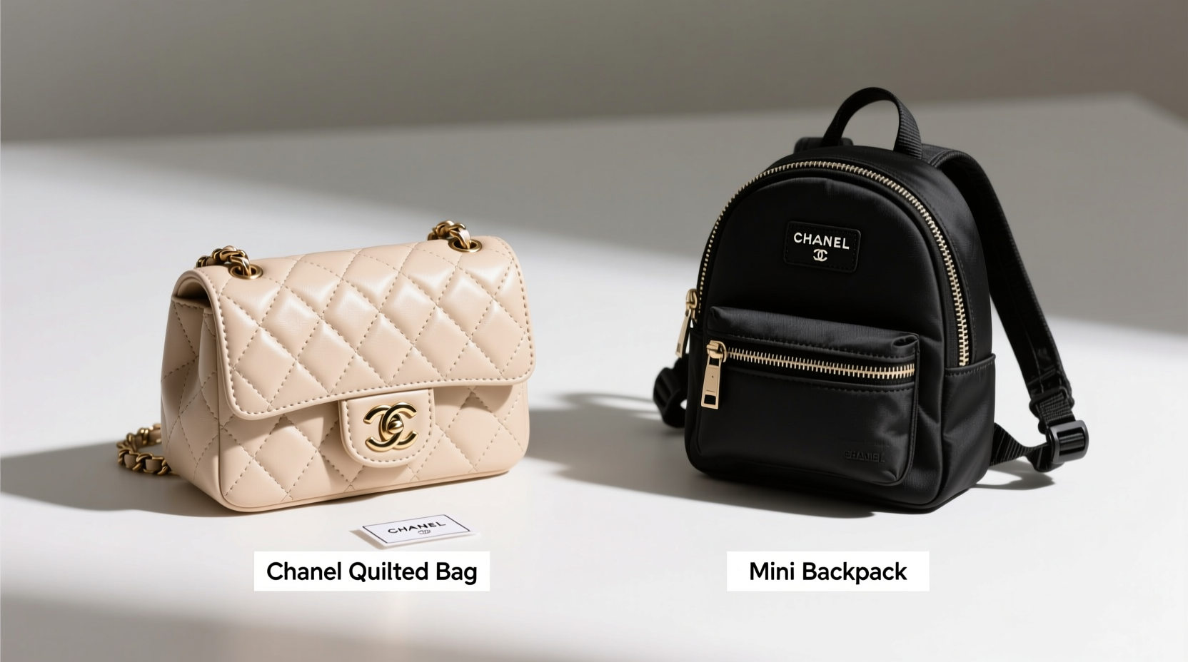 is a small chanel quilted bag really more practical than a mini backpack