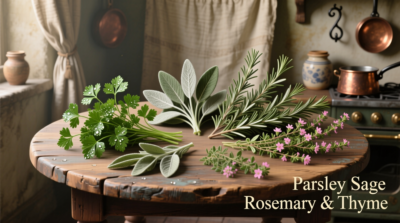 parsley sage rosemary thyme