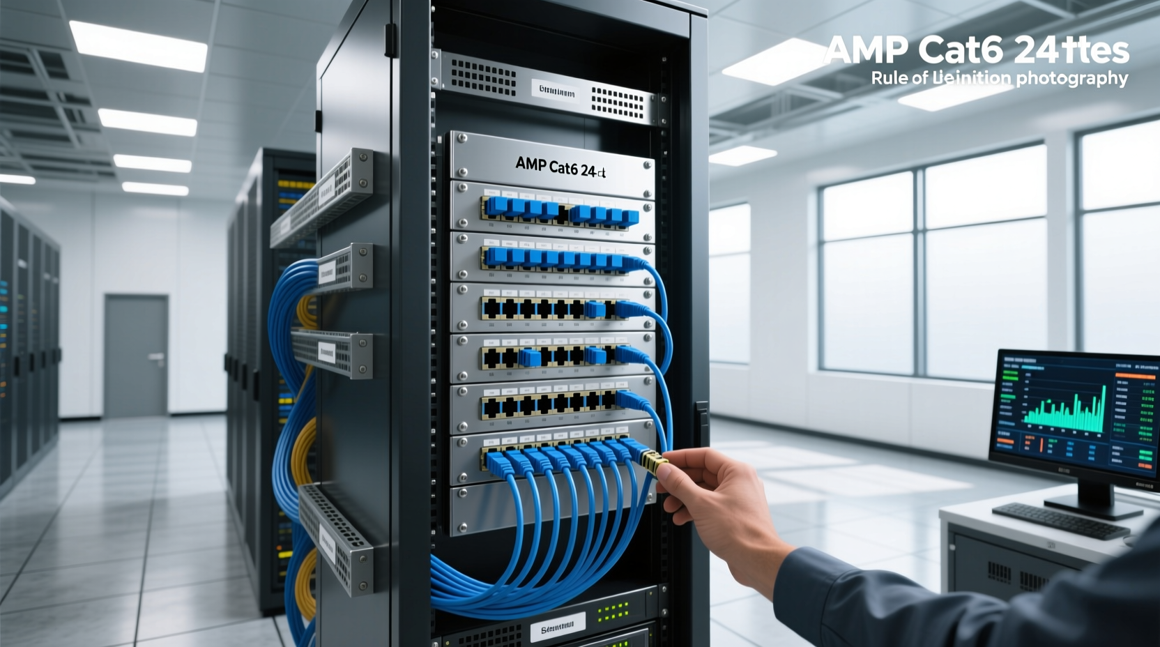 24 port cat6 patch panel guide amp vs. commscope