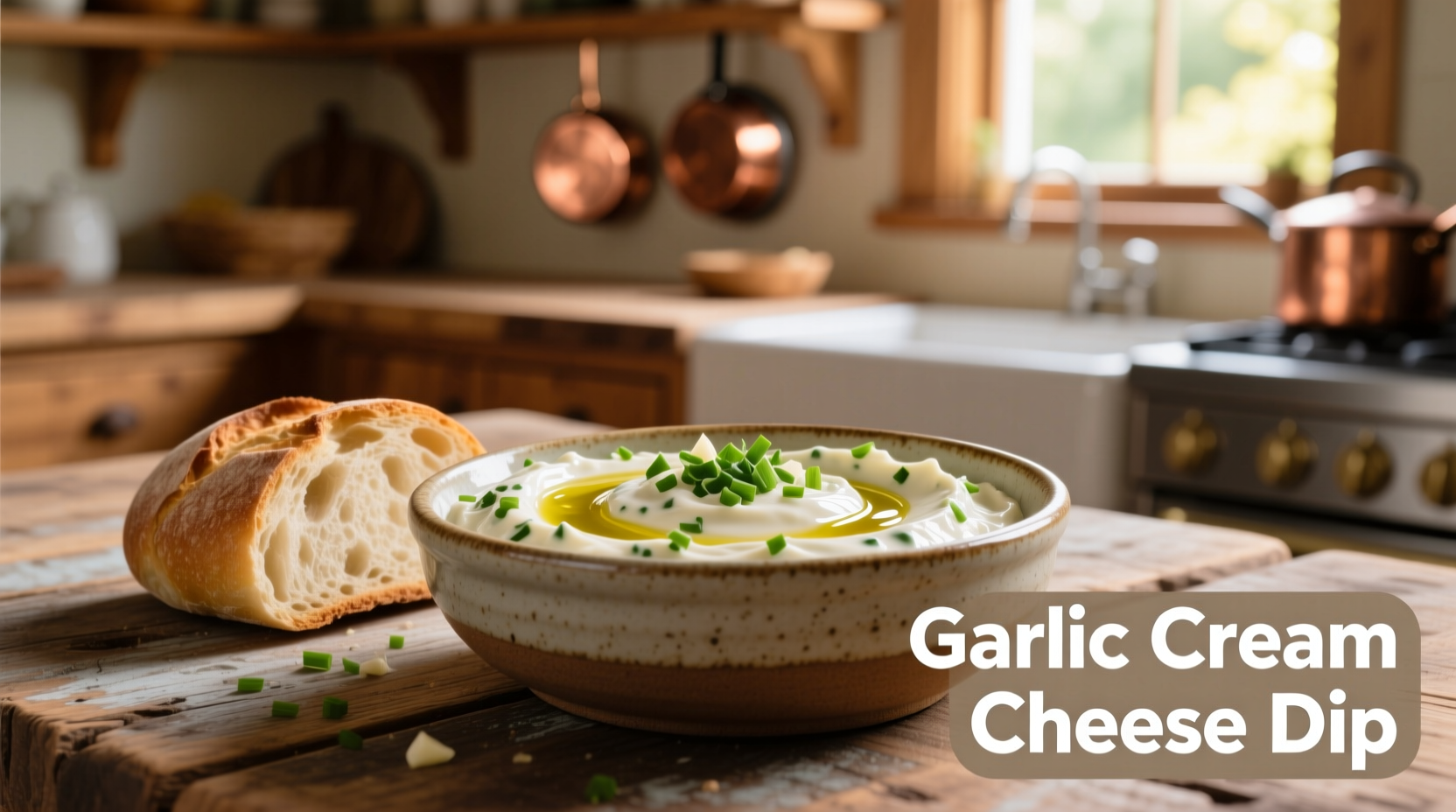 garlic cream cheese dip